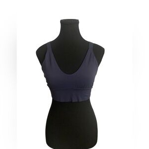 Aerie Set Black and Dark Blue Sports Bra Intimates & Sleepwear GUC M